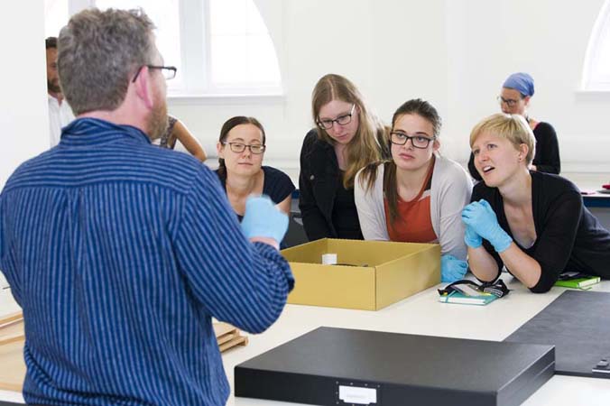 Delegates at the UNIVERSEUM conference, Object Journeys study day, 11 June 2018.