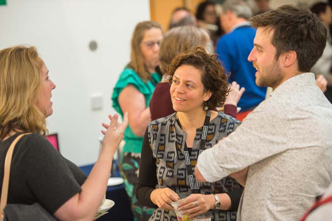 Delegates at the UNIVERSEUM conference, Kelvin Hall, 14 June 2018.