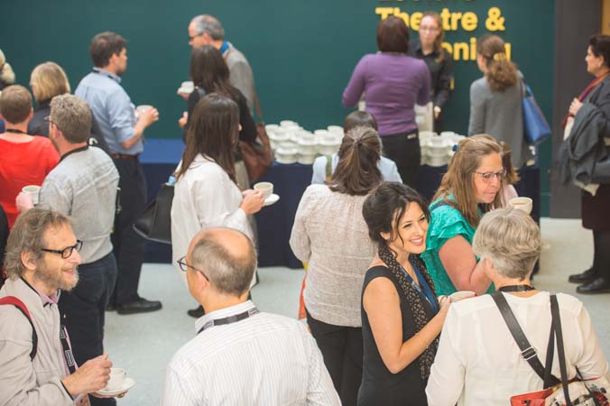 Delegates at the UNIVERSEUM conference, Kelvin Hall, 14 June 2018.