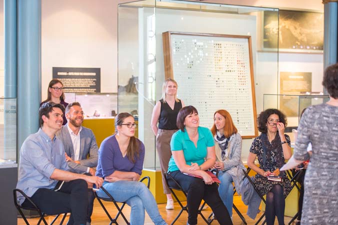 Delegates at the UNIVERSEUM conference, Object Journeys study day, 12 June 2018.