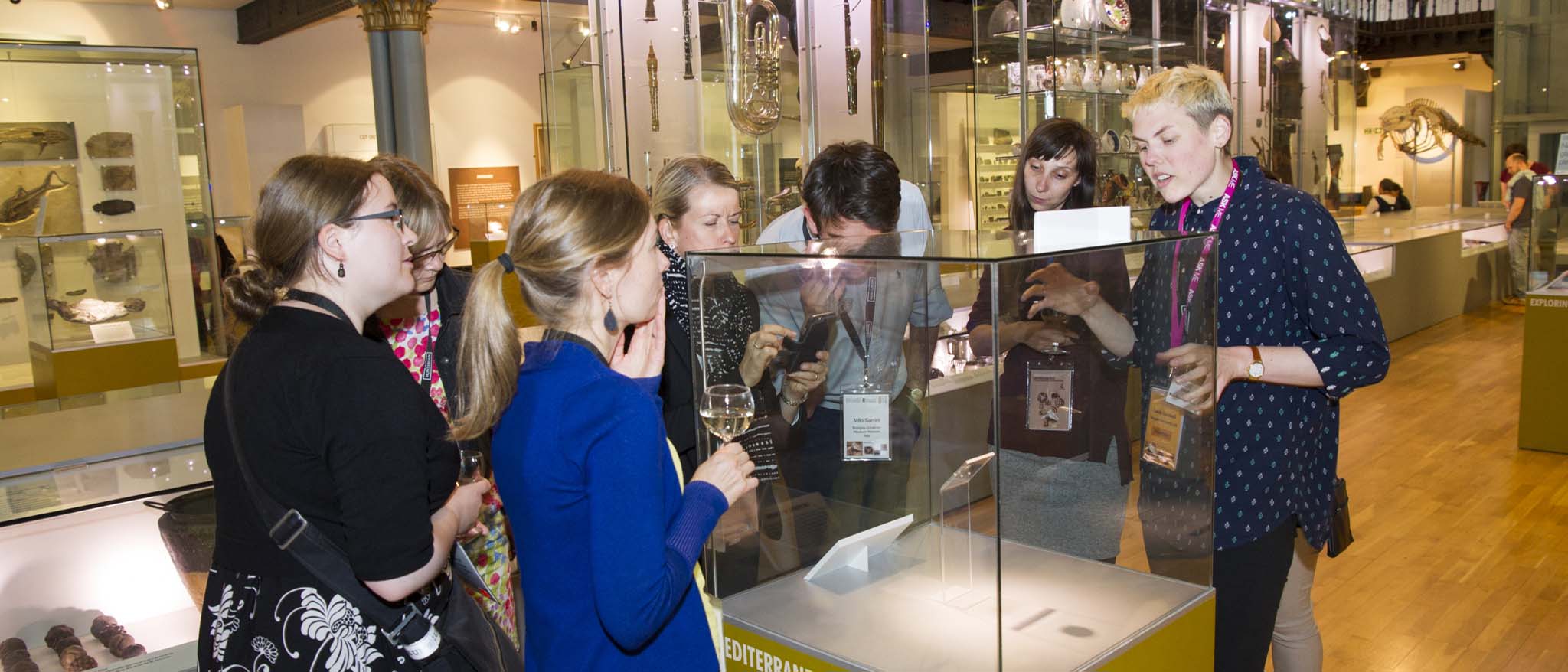 Welcome reception in the Hunterian Museum