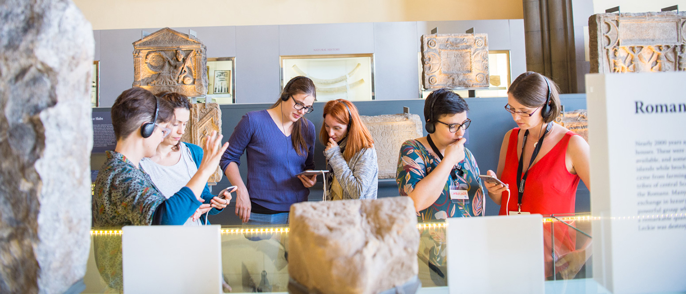 Digital interpretation – EMOTIVE digital storytelling session led by Dr Maria Economou and the EMOTIVE research team, Hilary Young and Emilia Sosnowska.