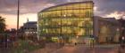 Image of Wolfson Medical School Building taken at night