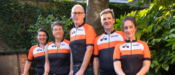 Pedal for Scotland charity staff photo