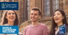 Image of students to promote Postgraduate Open Day 2018