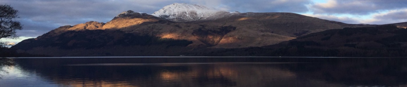 Ben Lomond and Loch Lomond - 1400x300