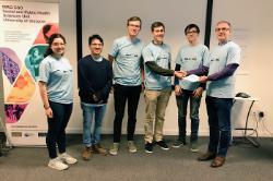 Photo of Hackathon 2018 winning team