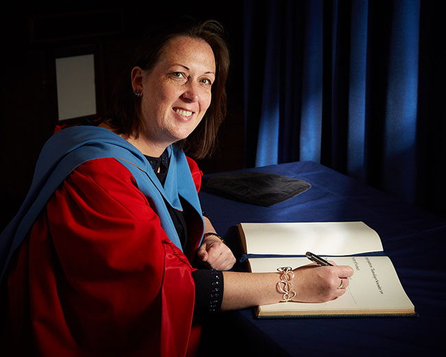 Prof Sheila Rowan - Hon Degree at Strathclyde 650