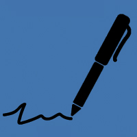 Graphic of a pen
