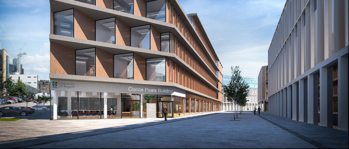 Artist's impression of Clarice Pears Building