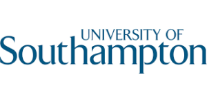 University of Southampton logo; the name in light blue, Southampton in large letters underneath University