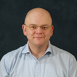 Portrait photo of Dr Richard Mosses, Programme Manager on the Ultrasurge programme, based at the University of Glasgow