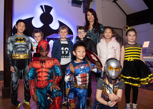 Night at the Museum: Comics Scotland children dressed up as their favourite characters