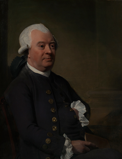 Portrait of Brocklesby by John Singleton Copley.