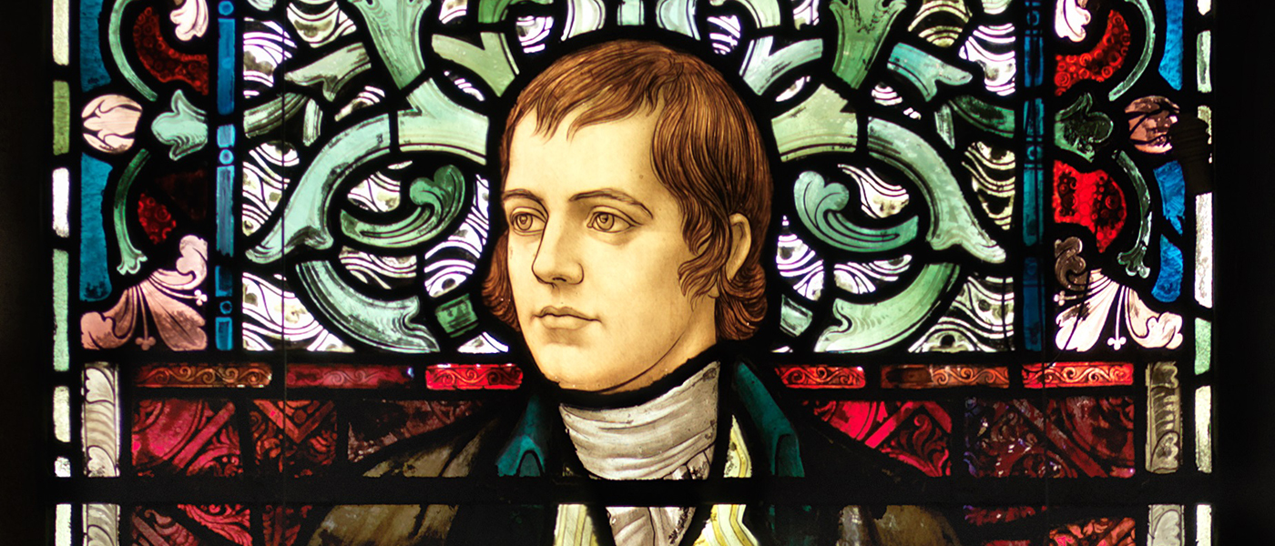 Burns stained glass