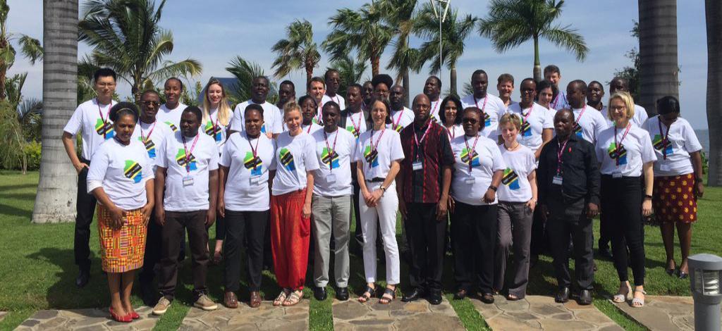 Group photo of the SNAP-AMR team in Tanzania