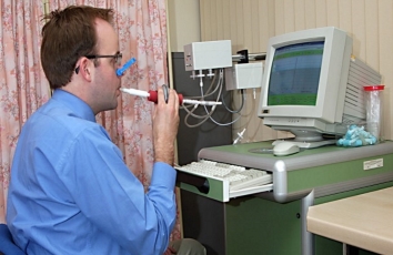 Respiratory demonstration of lung function