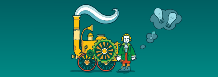 2019 James Watt engine idea on green