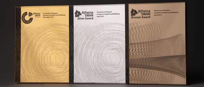 Photo of Athena SWAN bronze, silver and gold plaques