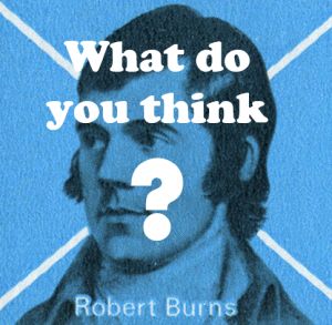 Picture stamp Robert Burns - what do you think?