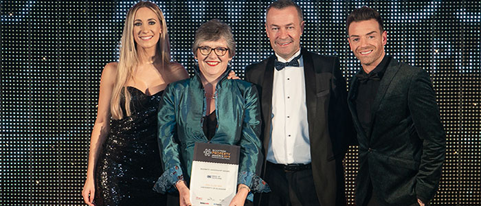 Ann Allen wins Business Leadership Award at Scottish Property Awards 700