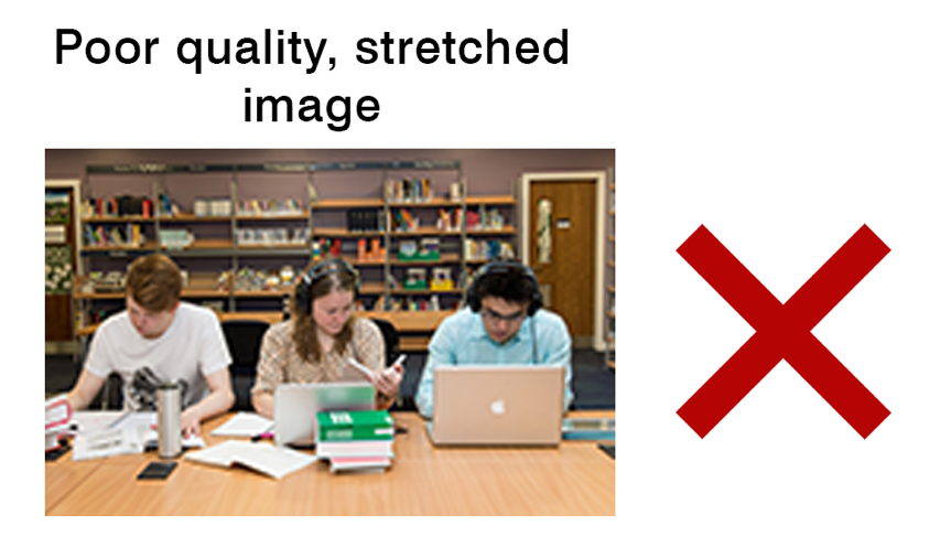 Digital signage - do not stretch images
