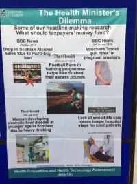 Photo of IHW exhibit at Glasgow Science Centre