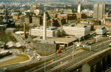 GRI plinth before Maternity Hospital built from Med Ill