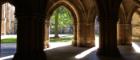 the undercroft with light and shadows