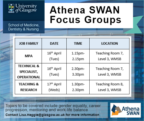 Focus Group Timetable