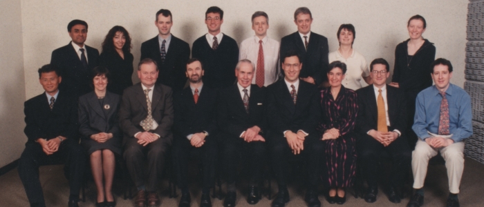 Radiology staff group at GRI in the  1980s from Giles Roditti