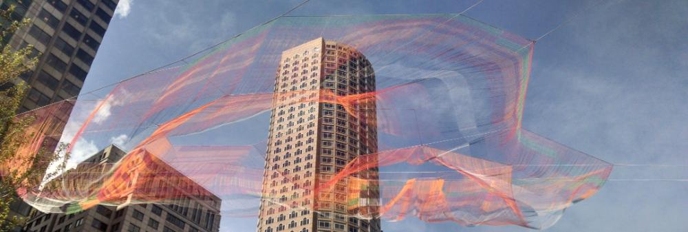 CC image of Echelman art installation cropped