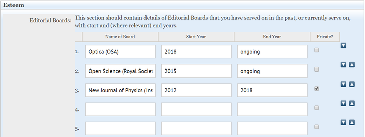 Content is public unless private box is ticked