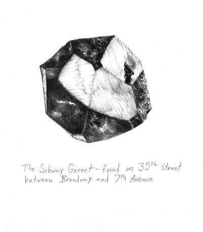 Ilana Halperin's Subway Garnet. Courtesy the artist.