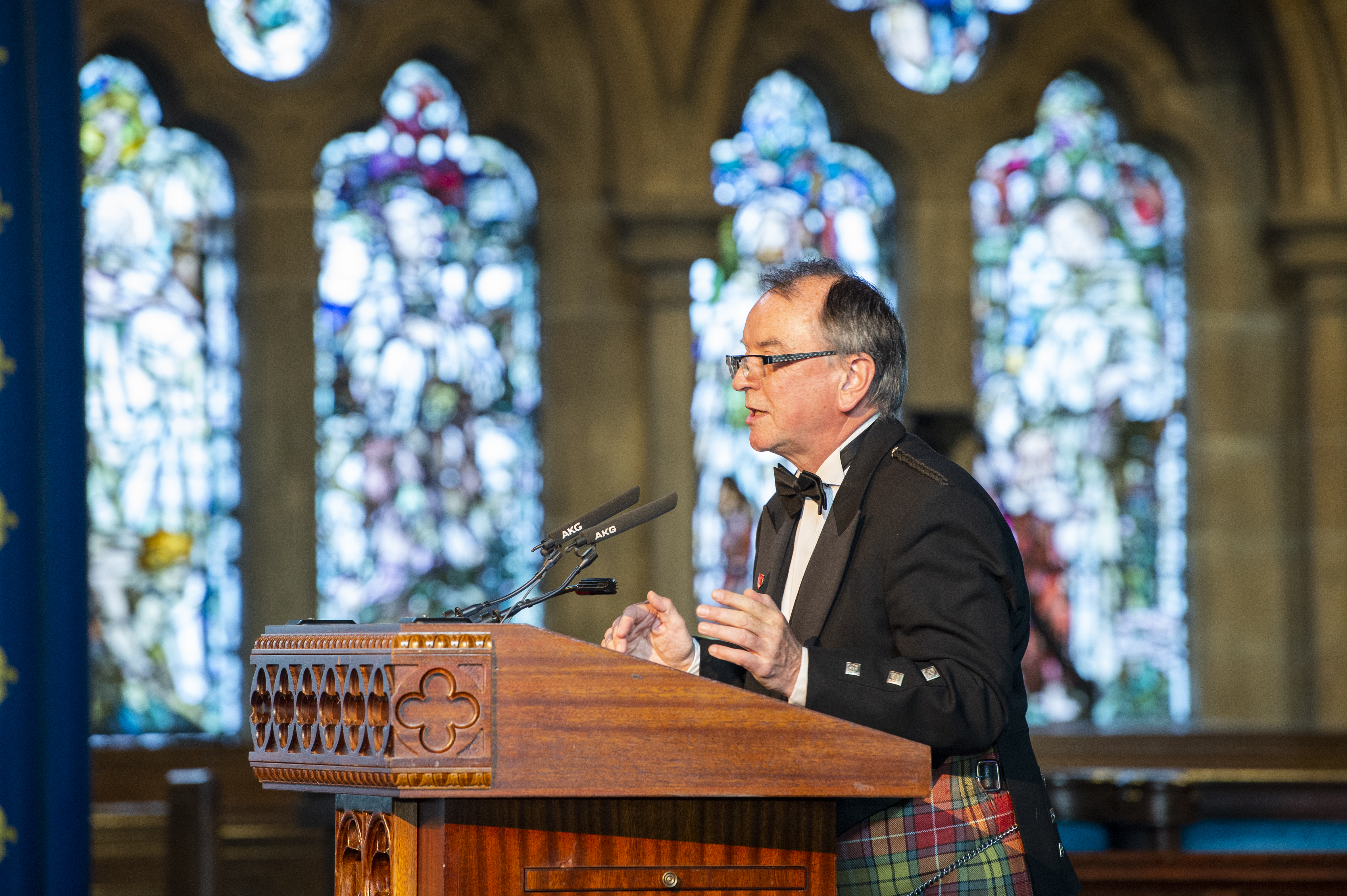 Professor Gordon Masterton at the James Watt Bicentenary Celebration Dinner. 