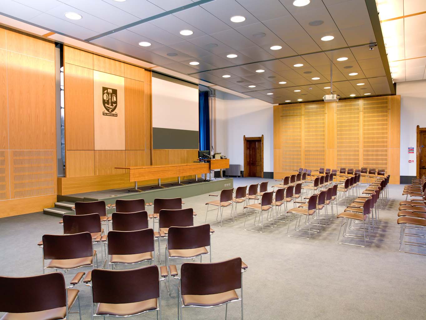 Senate Room with theatre style set up
