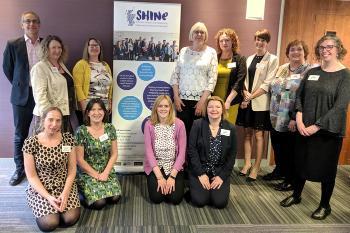 Photo of staff at SHINE conference 2019