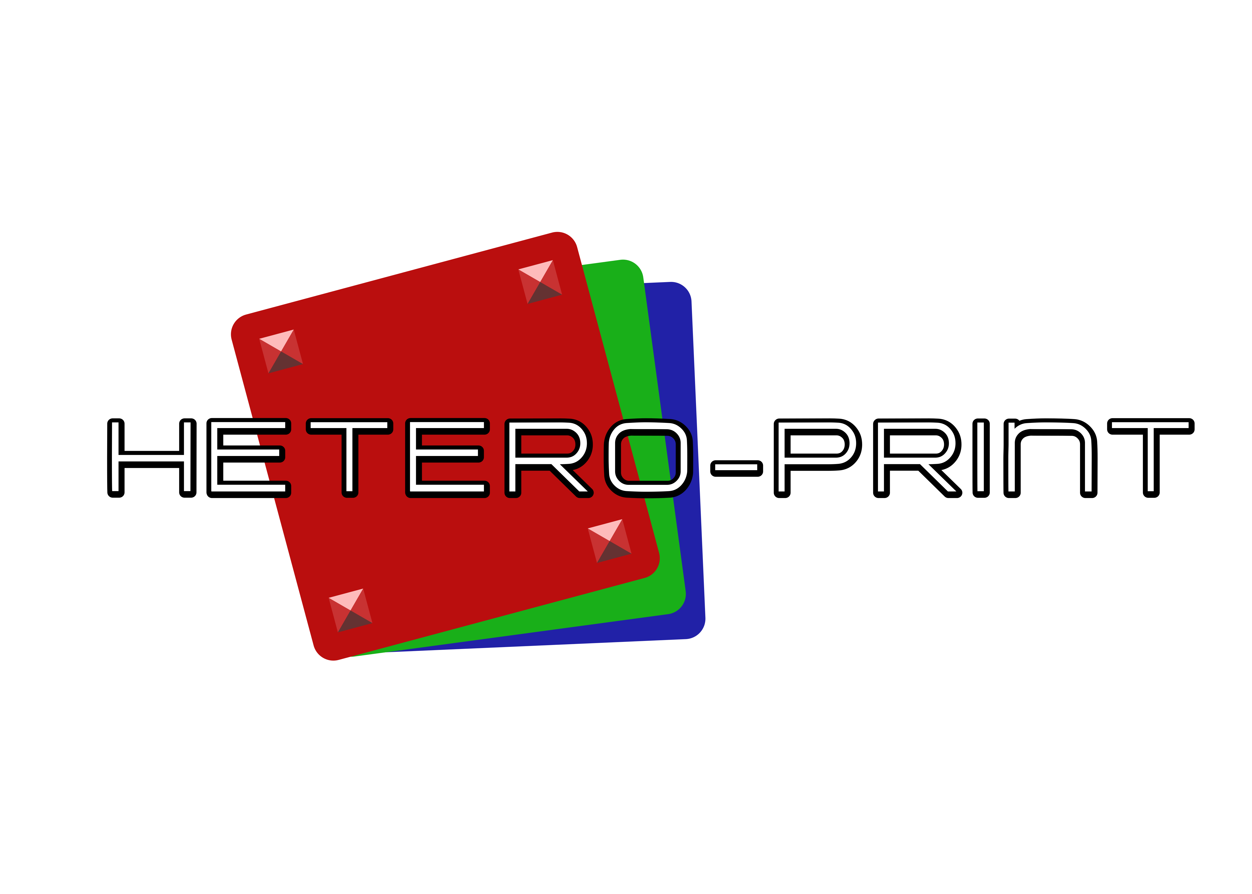 Hetero-print logo V2