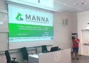 Jorge Peinado at MANNA Summer School. Lodi July 2019