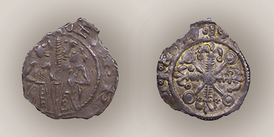 Stephen, penny, 1135 – 1154, silver, York, GLAHM:37698, Hunter 