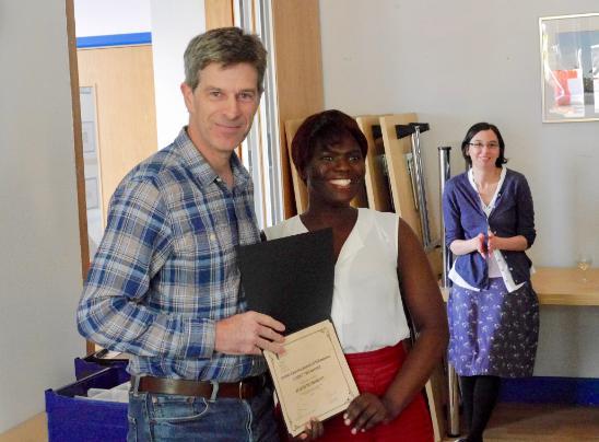 Elizabeth Chimbayo Immunology and Inflammatory Disease masters class prize winner 2019