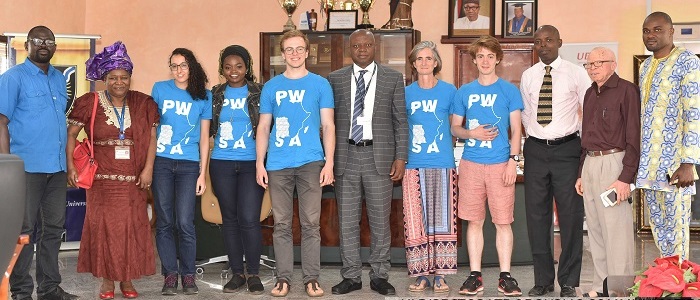 PWSA Africa 2018 team with Vice-Chancellor and senior staff at the University of Ibadan in Nigeria