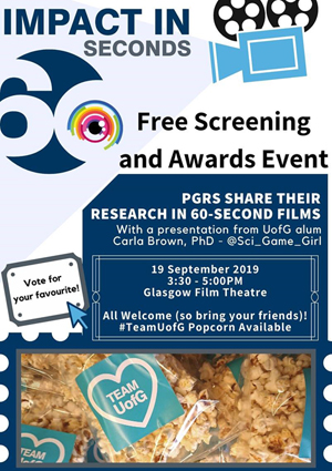 Impact in 60 seconds flyer 2019