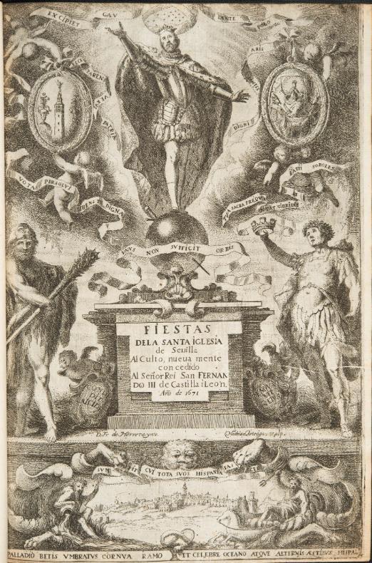 CoFig. 4b Engraved Title-page. Etching by Matías Arteaga after a design by Francisco de Herrera the Younger