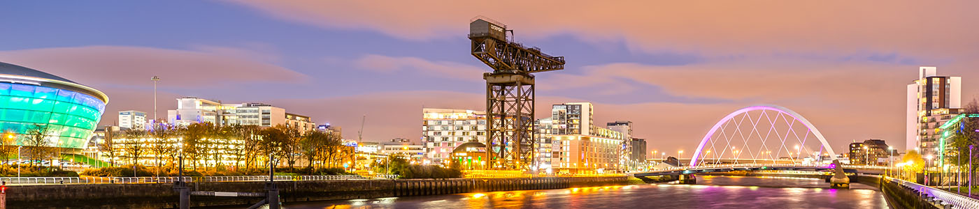 Finnieston Crane and the River Clyde, Glasgow 