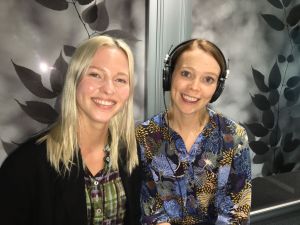 Corien Staels and podcast host Rosie