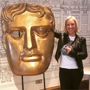 Bev Lyons at the Baftas