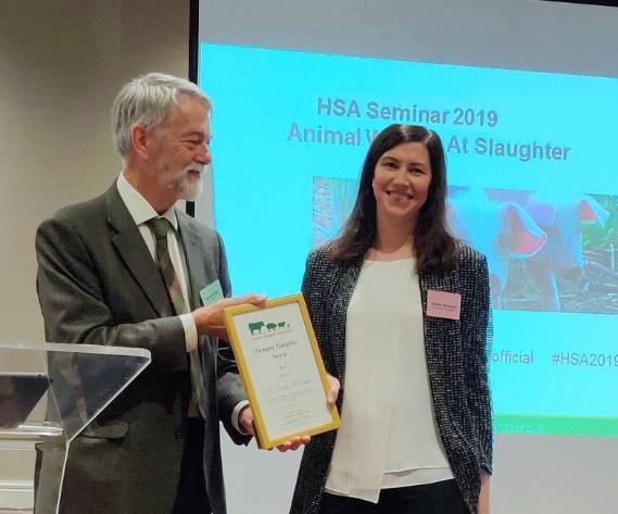 Dorothy McKeegan HSA Award 2019