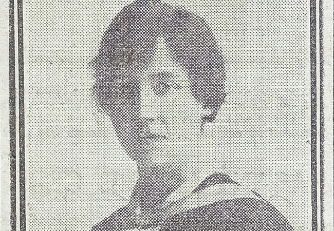 A 1919 newspaper cutting of the graduation photo of the UK's first woman lawyer and University of Glasgow alumna Madge Easton Anderson ©CSG CIC Glasgow Museums and Libraries Collection: The Mitchell Library, Special Collections 