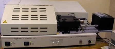 Photo of microanalysis instrumentation